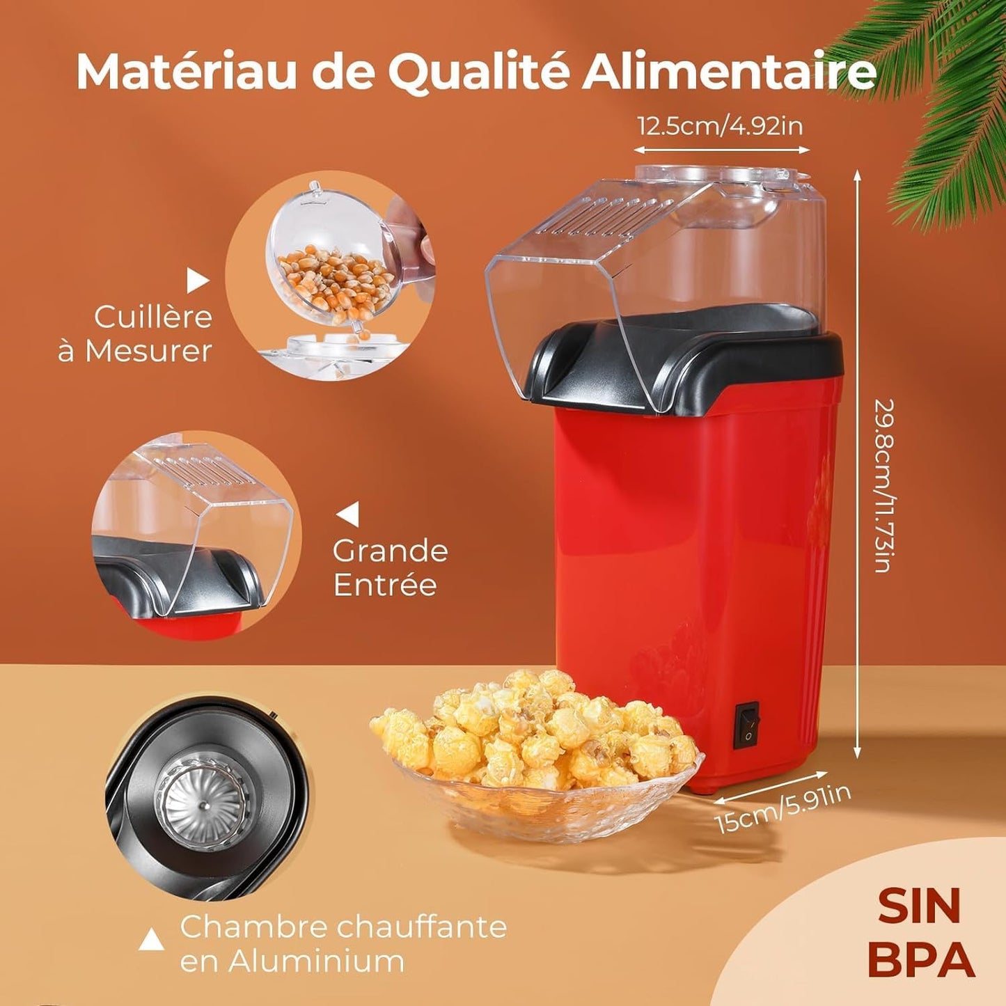 Mini machine à pop-corn